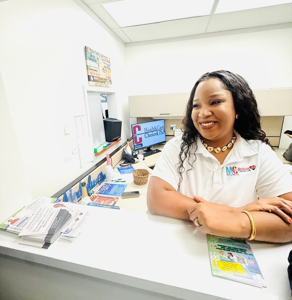 MediPlus Clinic front desk staff